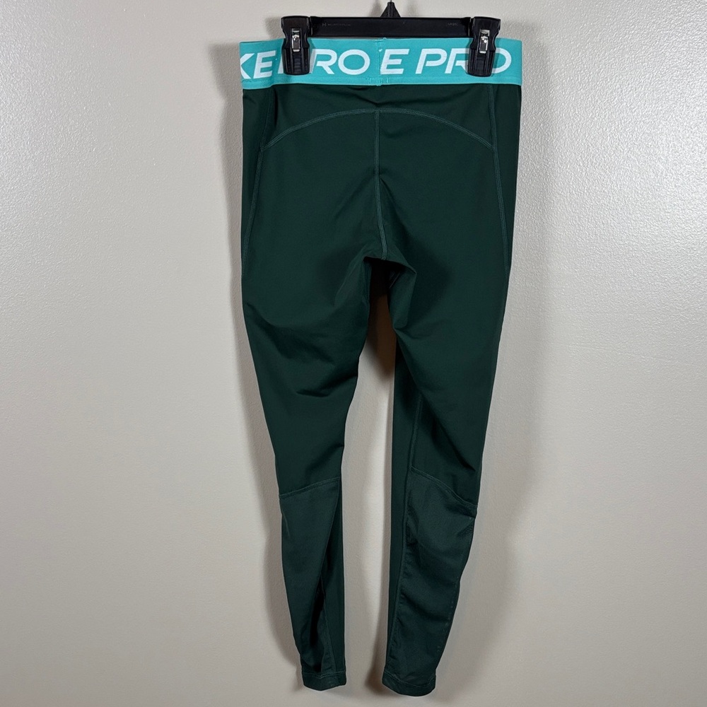 Nike Pro Women’s Dark Green Leggings - image 5